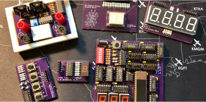 "Planning a simple circuit board design with component list for hobbyist PCB project."