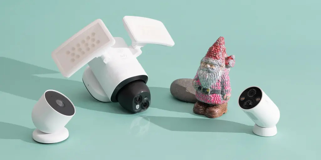 Modern security camera with AI and wireless technology