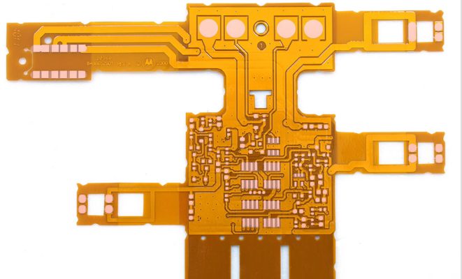 Flex PCB bending test to ensure connector reliability under IPC-6013 standards.