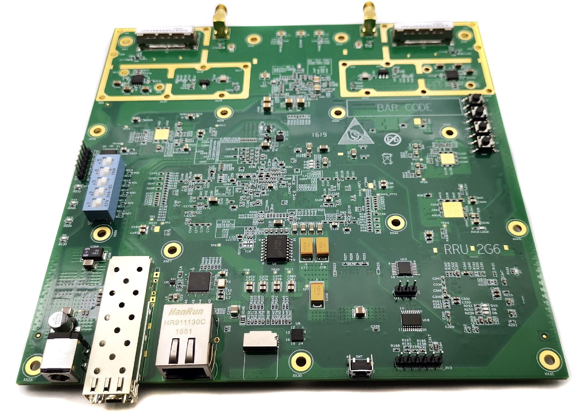 Finished base station PCB design for telecommunication systems