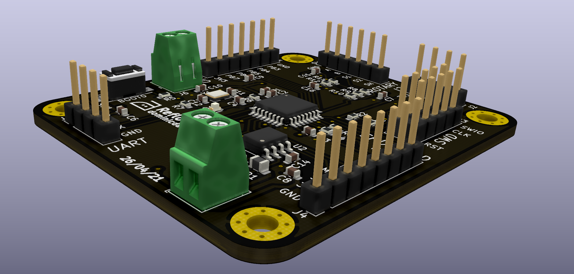 Assigning 3D models to components in PCB design software