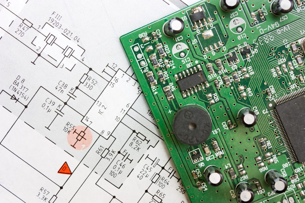 Electronic components guide for blockchain PCB design