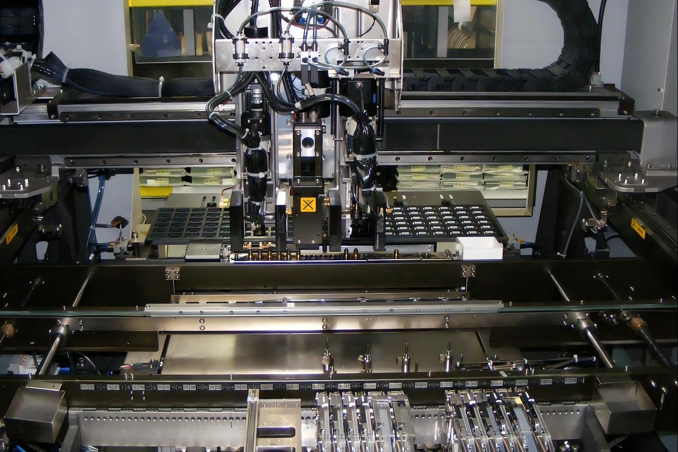 Pick-and-Place Machine for PCB Assembly with Surface-Mounted Components