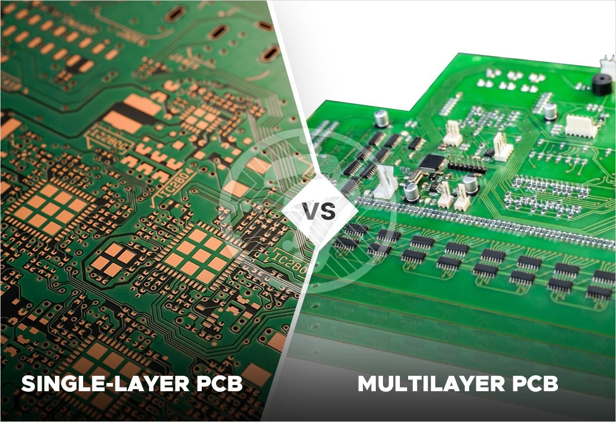 Comparison of Single-Sided and Multi-Layered Printed Circuit Boards for Assembly