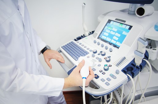 Ultrasound machine using aluminum PCB for medical applications