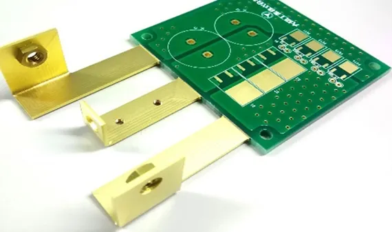 High current aluminum PCB designed for heavy power loads