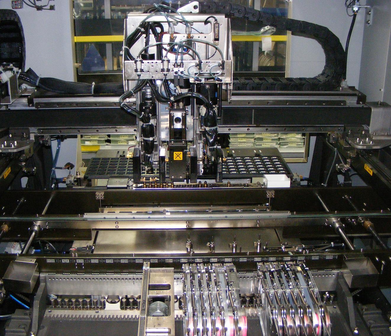 Pick-and-place machine for high-precision placement of embedded components in PCBs