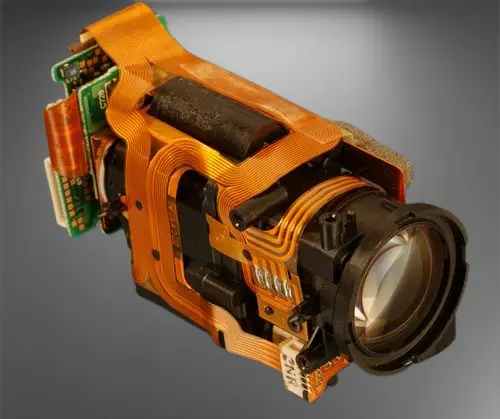 Examples of Flex PCB shapes in electronic devices.