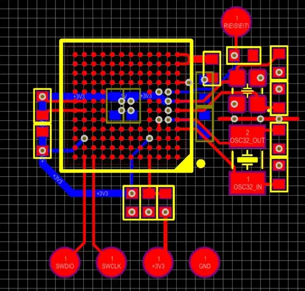 Engineers collaborating on BGA PCB design