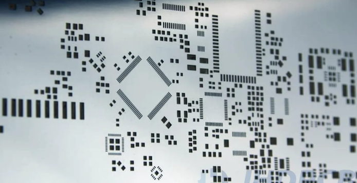 “Various aperture designs on SMT stencils for PCB assembly.”