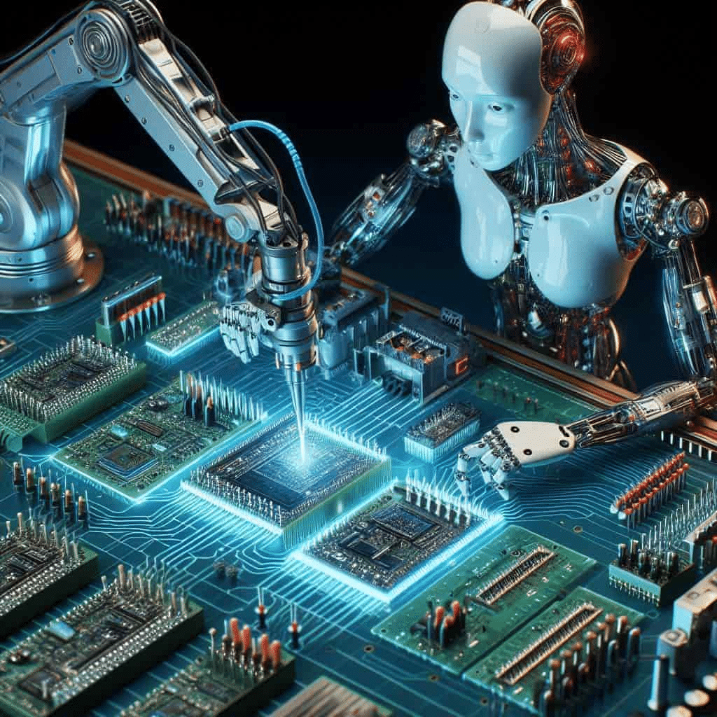 Smart PCB manufacturing facility with AI integration