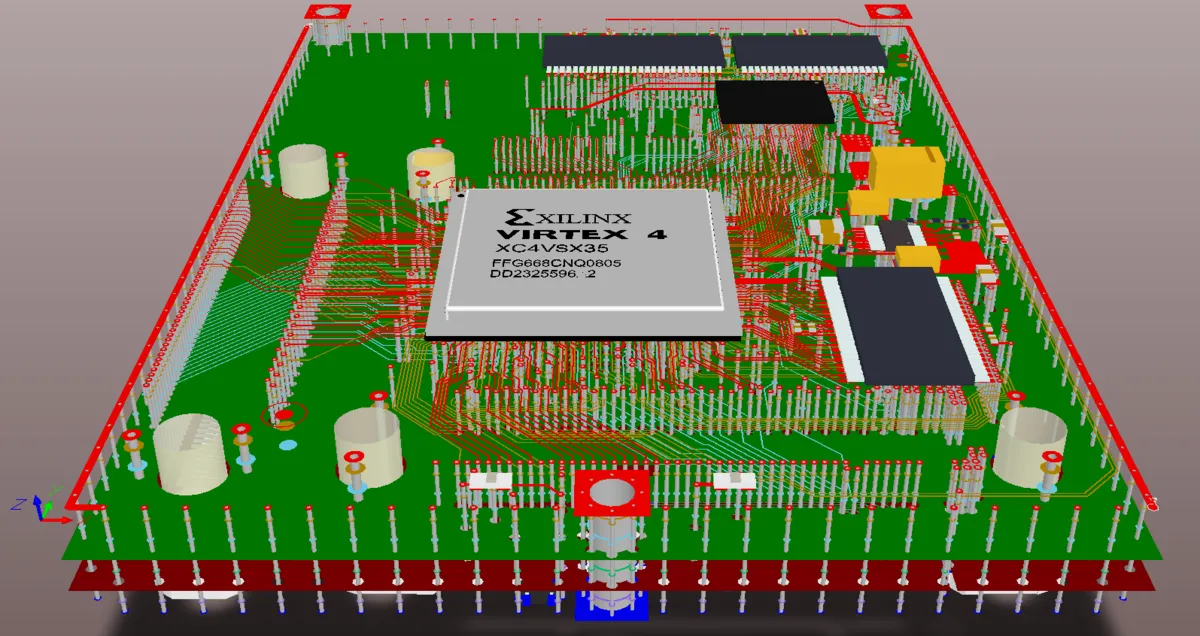 Understanding PCB layers through educational models