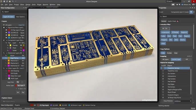 Hobbyist PCB project with edge plating for RF shielding
