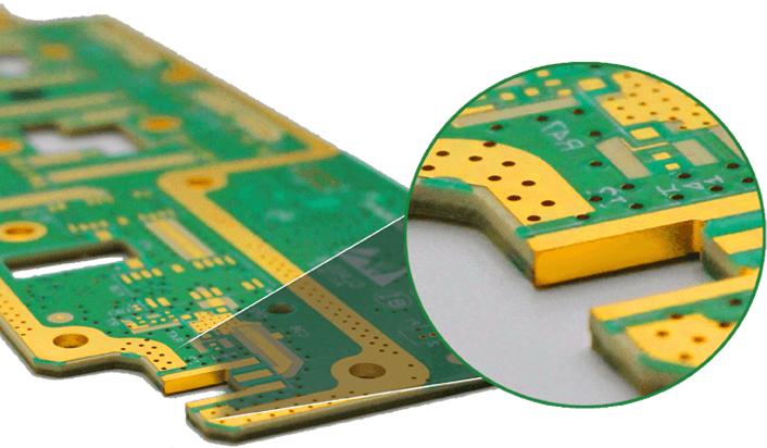 Completed hobbyist PCB with simple edge plating design