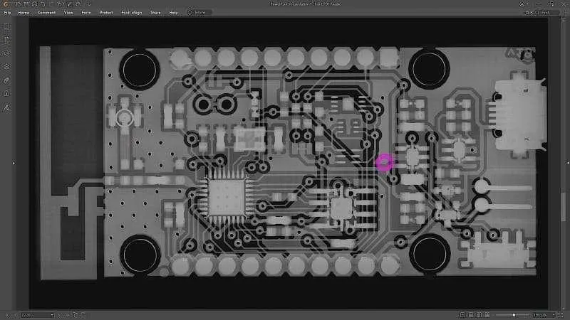 X-ray inspection of a PCB to evaluate buried resistor performance