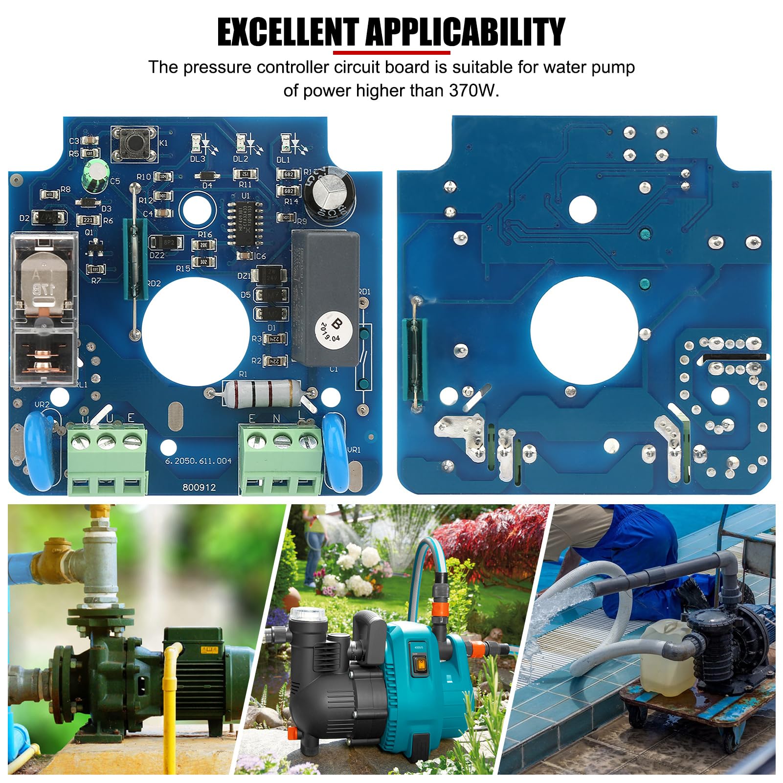 Water treatment control system with cost-effective PCB design
