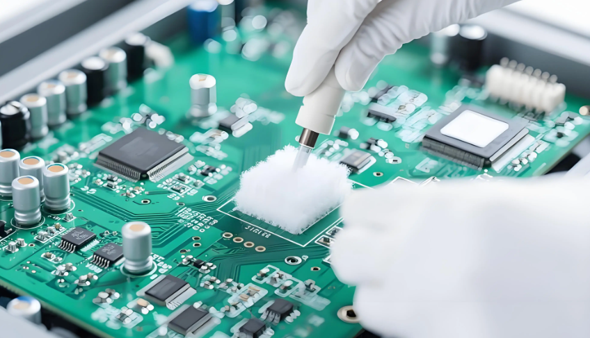 Repairing PCB silkscreen color with touch-up ink