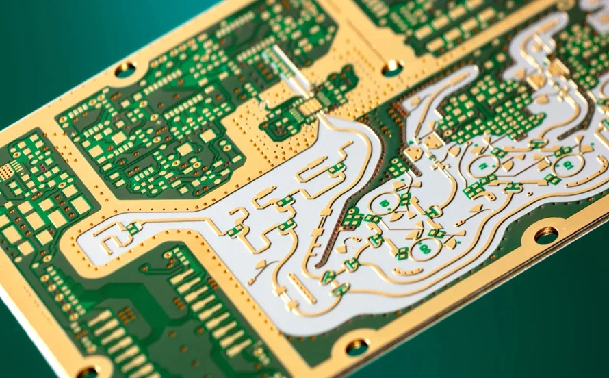 Low-outgassing PCB material for satellite payloads.