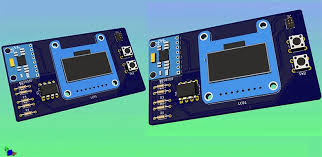 Fitness tracker PCB with key heat-generating components
