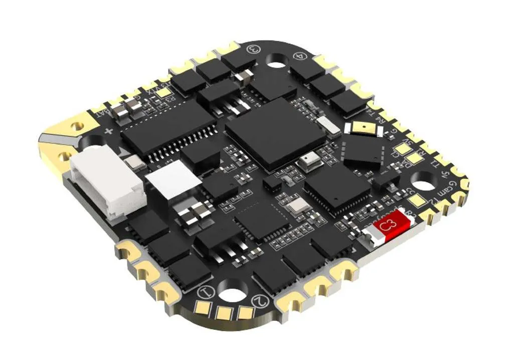 Optimized PCB layout for drone miniaturization.