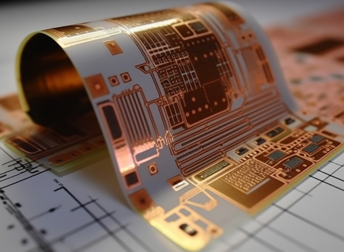 High-density flexible PCB manufactured with laser drilling technology