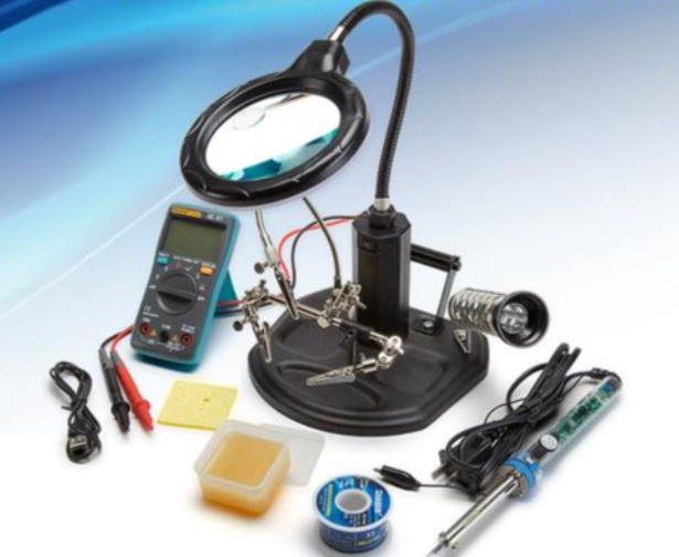 Basic tools for low-cost PCB inspection on a hobbyist workbench