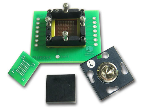 BGA socket with package insertion for PCB design