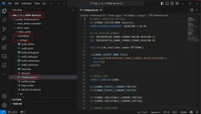 MCX A SDK supports CI/CD and command-line build tools