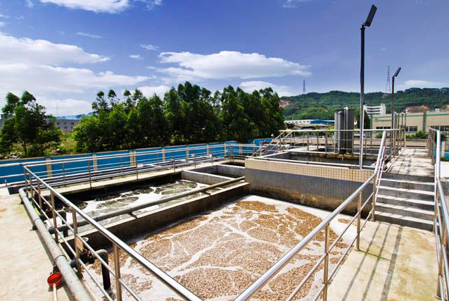 Traditional PCB manufacturing with chemical usage and wastewater discharge