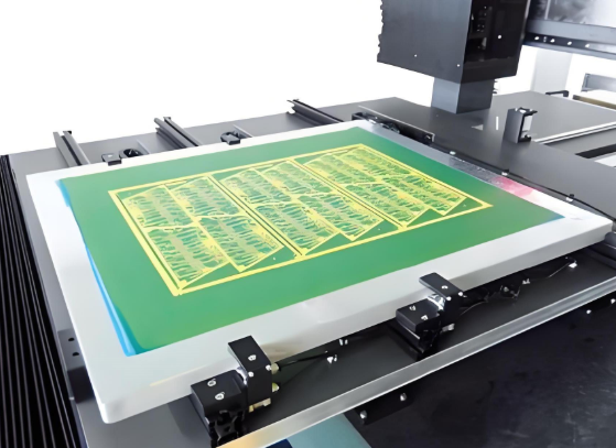 Direct Legend Printing process on a PCB with digital inkjet technology.