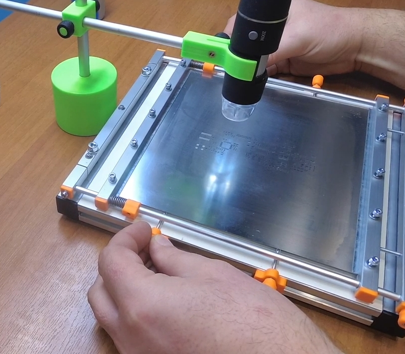 DIY SMT stencil creation using a vinyl cutter.