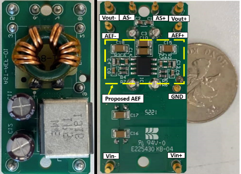 Figure 2: Photograph of the HEF filter module