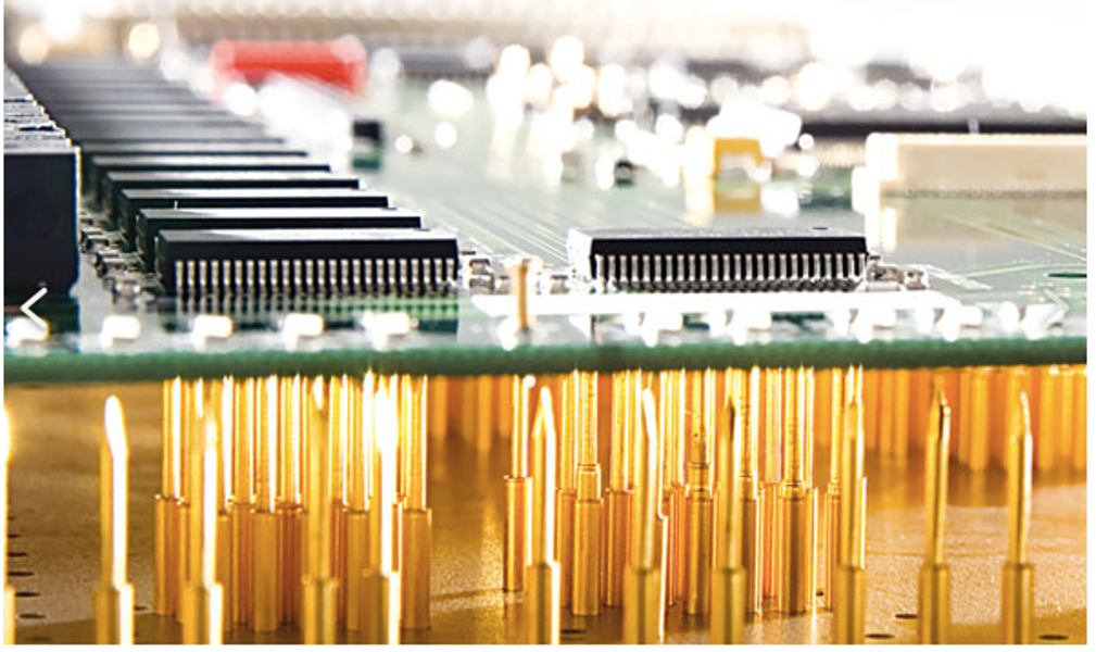 Bed-of-nails fixture for PCB in-circuit testing