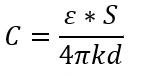  parallel-plate capacitor formula 
