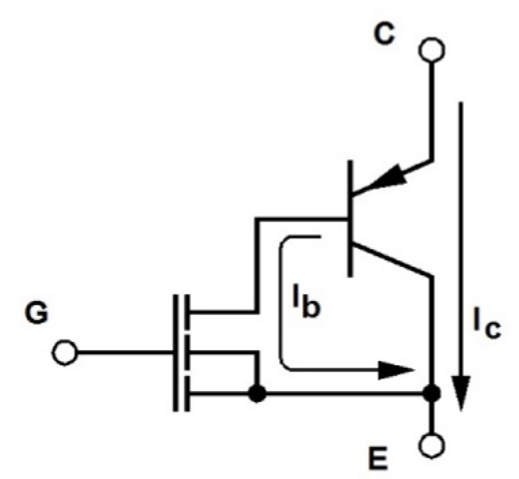 IGBT conduction currents