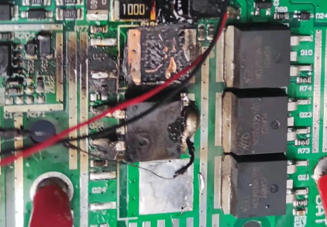 MOSFETs smoked and were destroyed during short-circuit testing