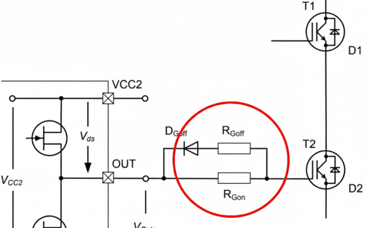 many MOSFET circuits include a series resistor at the gate, as shown below