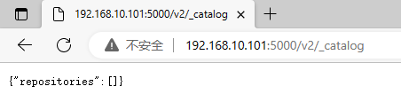 Registry catalog response