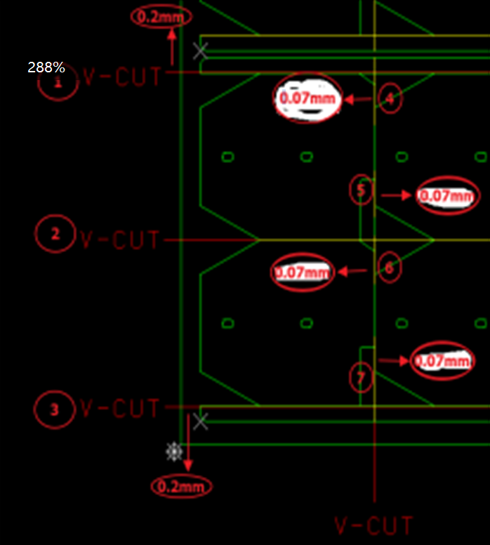 V-cutting PCB design