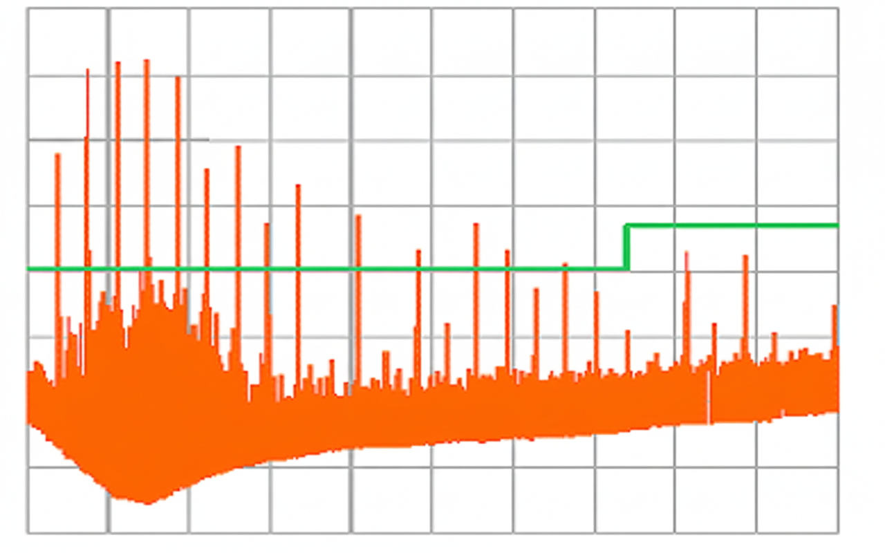 Clock and data noise spectrum