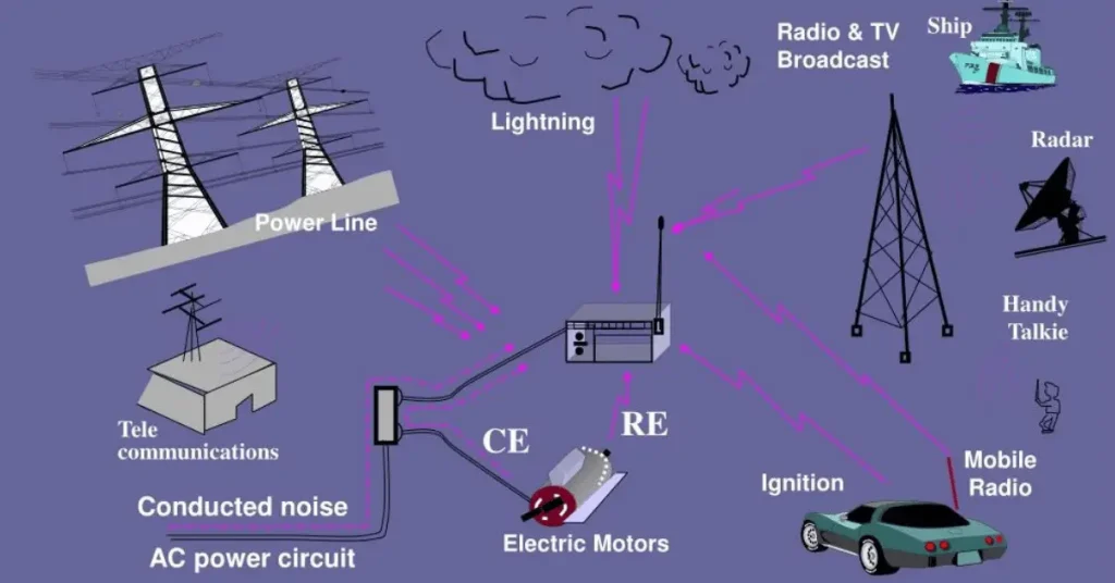 EMI Effects on Electronic Systems and Mitigations