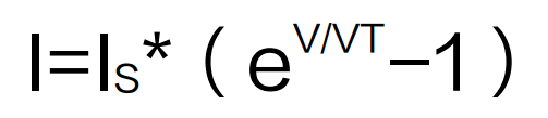 the diode current-voltage relationship