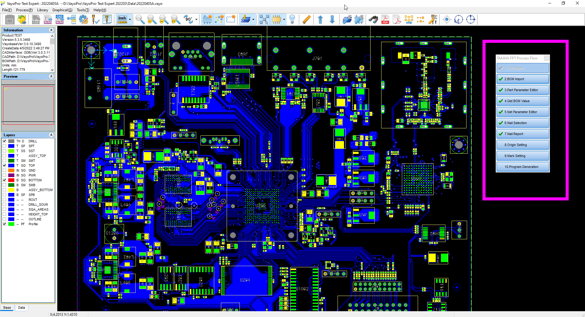 Modern DFT tool interface for test pattern analysis in 2025