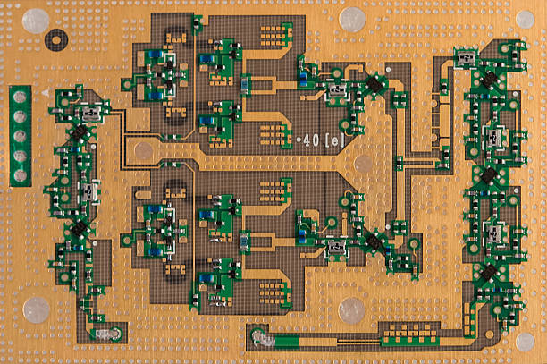 Drone PCB with labeled signal and power traces for optimal routing