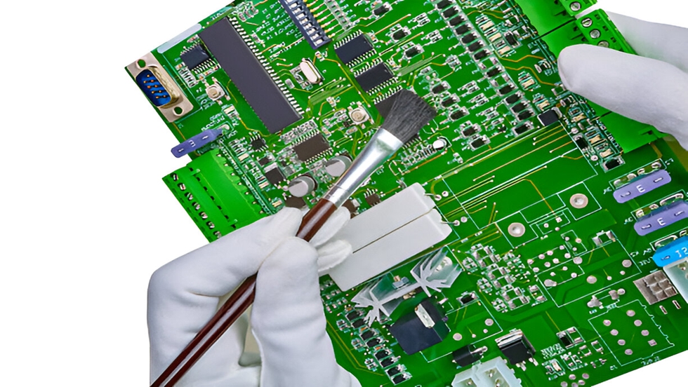 Proper PCB handling for cleanliness in manufacturing.