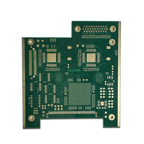 Finished multilayer PCB showcasing copper balancing for stability and performance.