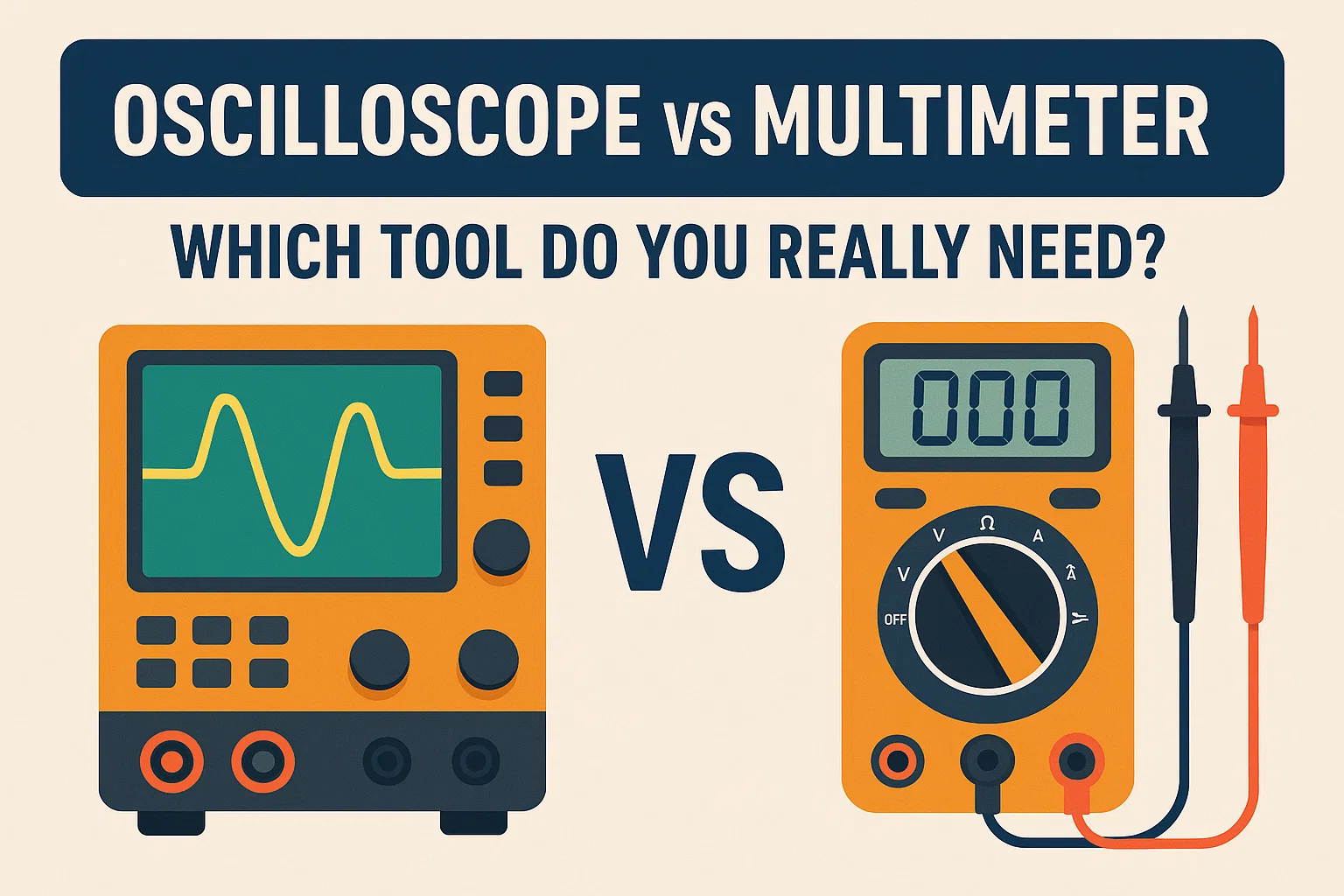 Multimeter vs Oscilloscope Comparison