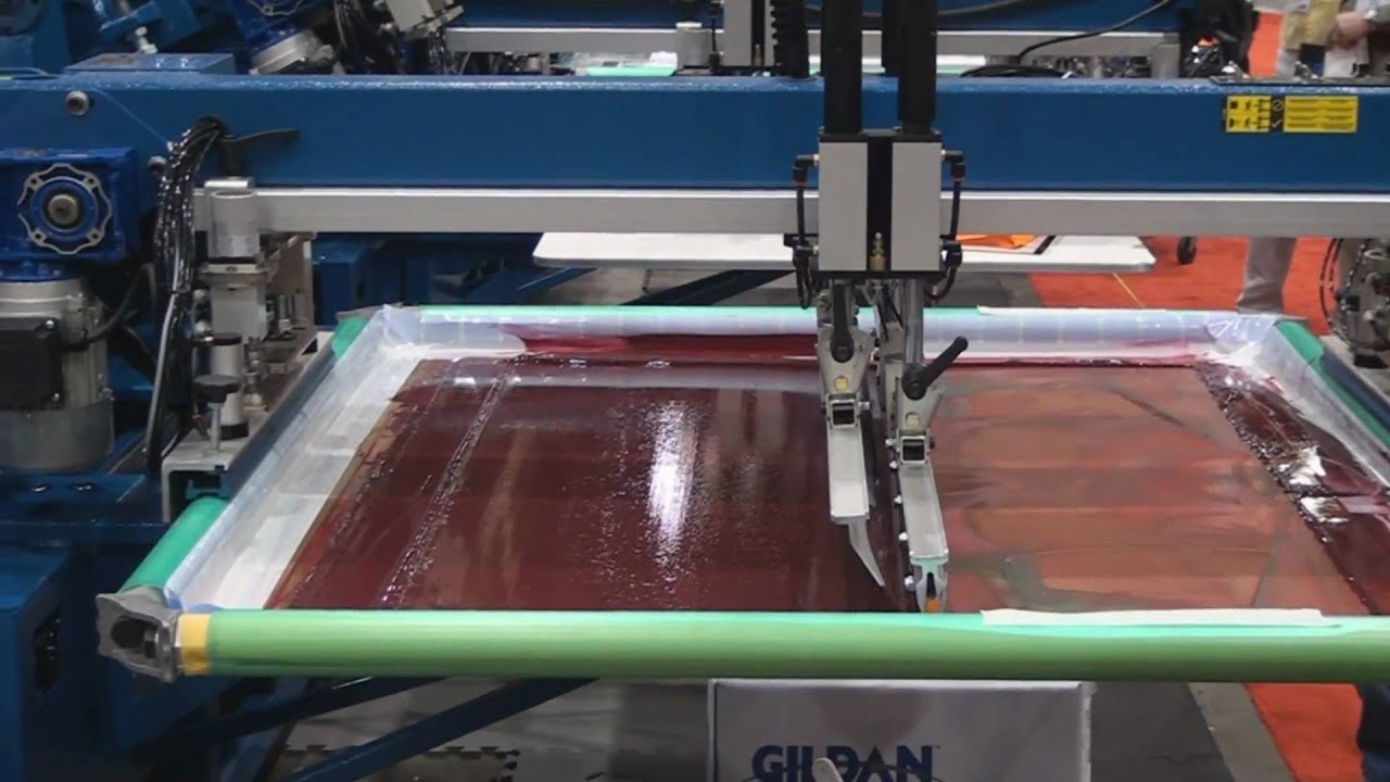 Automated Silkscreen Printing Machine