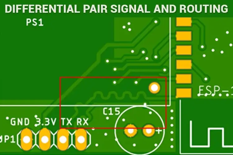 RF Differential Pair Routing Layout