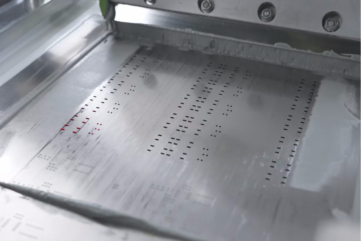 Laser-Cut Stainless Steel Stencil